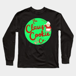 The Claus Cookie Company Baking Christmas Cookies Long Sleeve T-Shirt